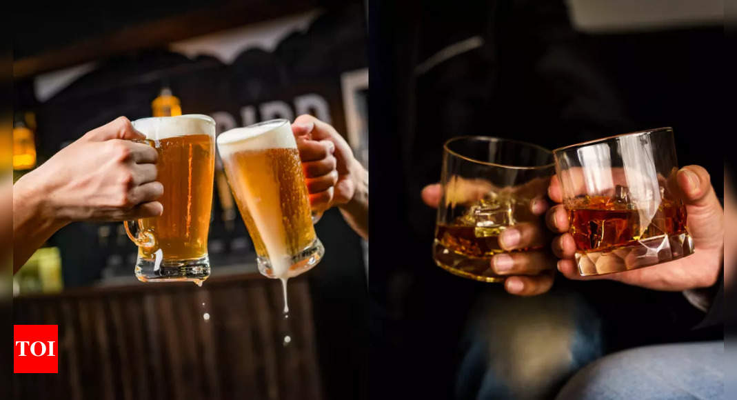 Beer vs. Whiskey: Which is less harmful as per experts