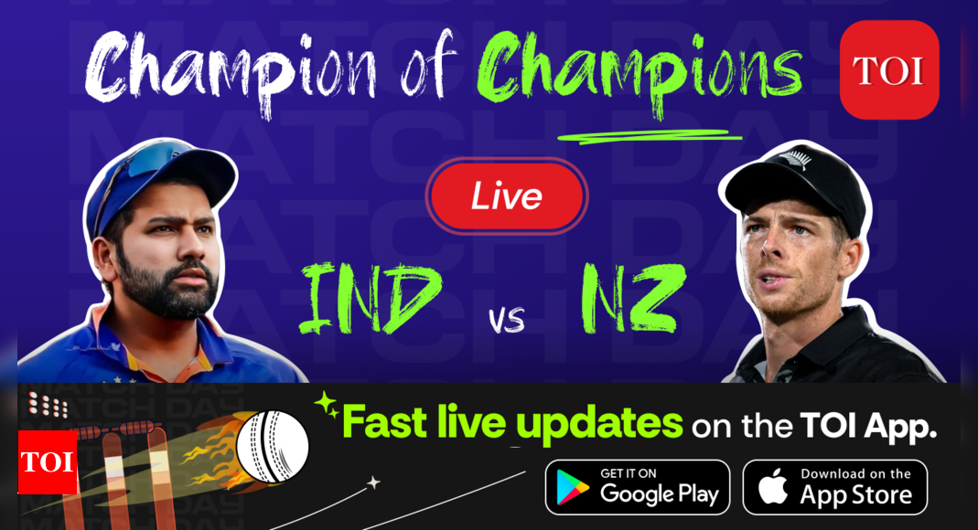 India vs New Zealand Live Score, ICC Champions Trophy 2025 Final: IND, NZ target end to title droughts