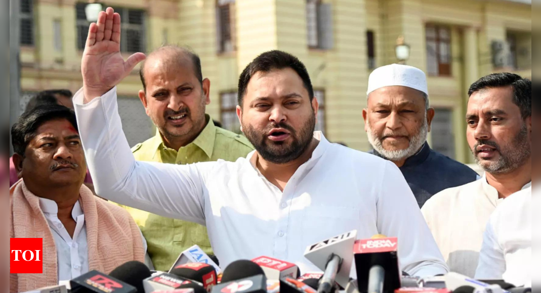 ‘Baap ka raaj hai kya’: Tejashwi Yadav on BJP MLA asking Muslims to ‘stay indoors’ on Holi | India News