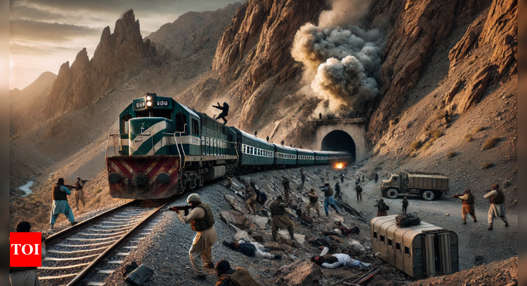 Opened fire, blew up track: How BLA militants hijacked train in Pakistan’s Balochistan