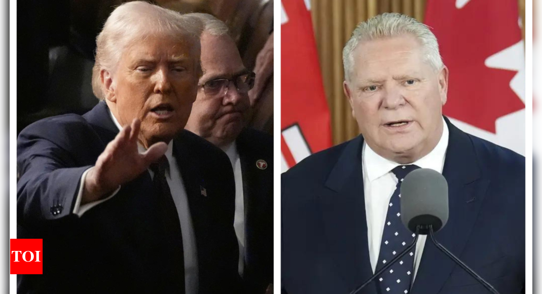 US Canada Tariff War: ‘I apologize to the American people’: Ontario premier says as Donald Trump escalates tariff war