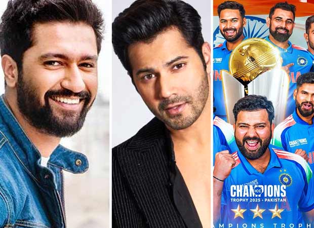 Vicky Kaushal, Varun Dhawan, and other celebs cheer as Team India wins Champions Trophy : Bollywood News