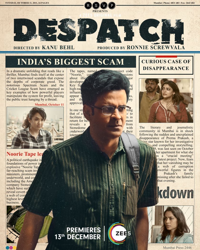 DESPATCH rests on some fine performances and well executed confrontational sequences