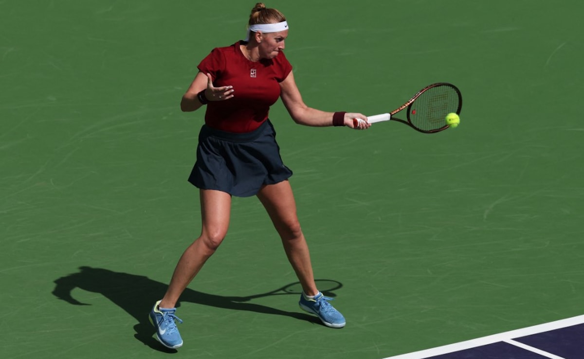 Ex-Wimbledon Champion Petra Kvitova Falls In Indian Wells First Round