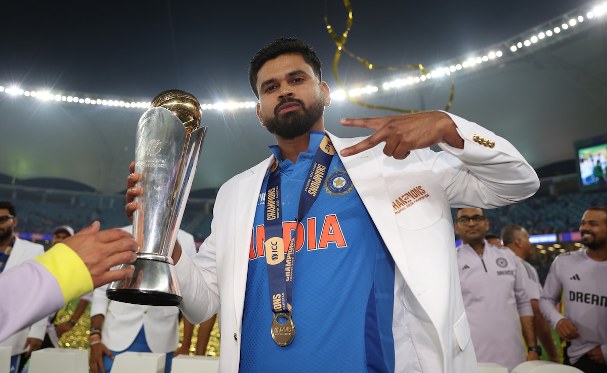 “Running Out Of Words”: Shreyas Iyer On India’s Champions Trophy Success